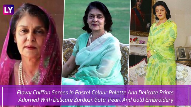 Maharani Gayatri Devi Birth Anniversary: Iconic Fashion Wardrobe Essentials for Timeless Elegance!