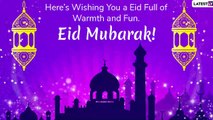 Eid ul-Fitr 2020 Wishes in Advance: WhatsApp Messages, FB Eid Greetings, Images to Wish Eid Mubarak