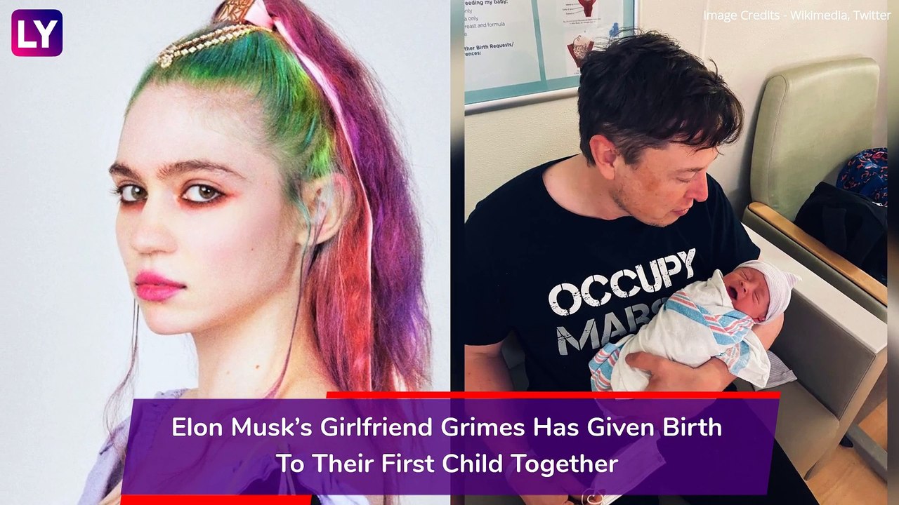 Elon Musk & Girlfriend Grimes Name Their Baby B...