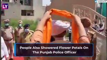 Harjeet Singh, Punjab Sub-Inspector Whose Hand Was Chopped Off by Nihangs, Receives Grand Welcome