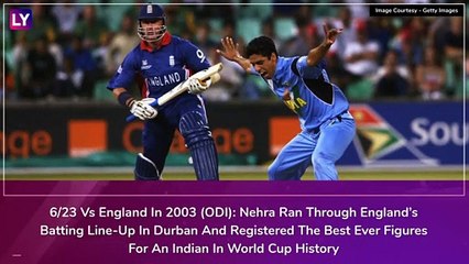 Ashish Nehra Birthday Special: 6/23 vs England and Other Best Performances By Former Indian Pacer