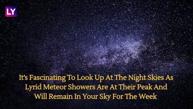 Lyrid Meteor Shower 2020: Shooting Stars Light Up The Night Sky During Annual Shower Of April