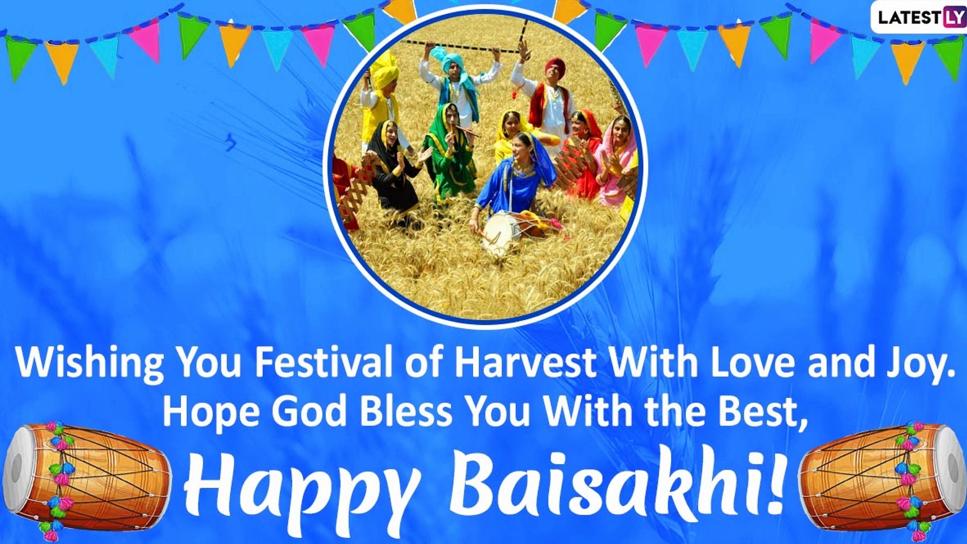 Baisakhi 2020 Wishes: Vaisakhi WhatsApp Messages, Greetings & Images to  Wish Happy Punjabi New Year - video Dailymotion