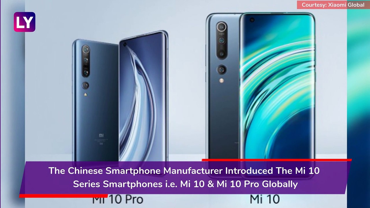 Xiaomi Mi 10 & Mi 10 Pro Sporting  Snapdragon 8...