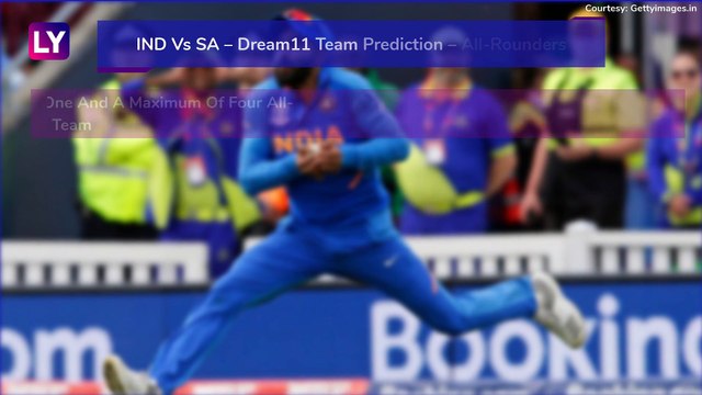 India Vs South Africa Dream11 Team Prediction, 1st ODI 2020: Tips To Pick Best Playing XI