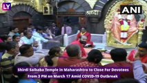 Shirdi Sai Baba, Mahakaleshwar Temple, And Other Places Of Worship Close Their Doors Over Coronavirus Outbreak