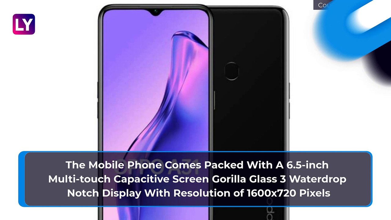 Oppo A31 Smartphone With A 4,230mAh Battery Lau...