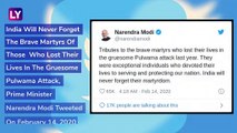 Pulwama Attack Anniversary: Prime Minister Narendra Modi Pays Tribute To The CRPF Martyrs