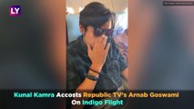 Kunal Kamra Suspended By 4 Airlines After He Confronts Arnab Goswami On Mumbai-Lucknow Indigo Flight