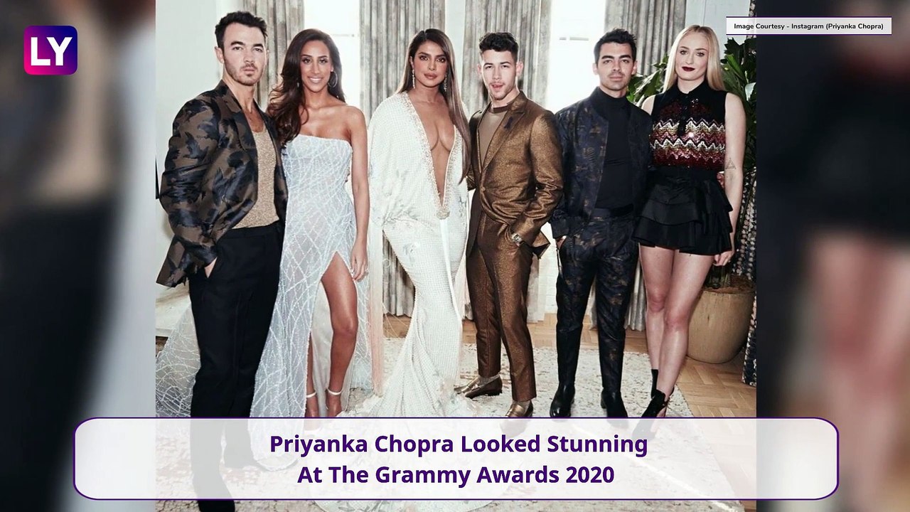 Grammys 2020: Priyanka Chopra's Sexy Plunging Neckline And Nick Jonas' Metallic Suit Are A Winner