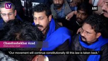 Bhim Army Chief Chandrashekhar Azad Released From Tihar Jail, Says Will Fight Till CAA Is Taken Back