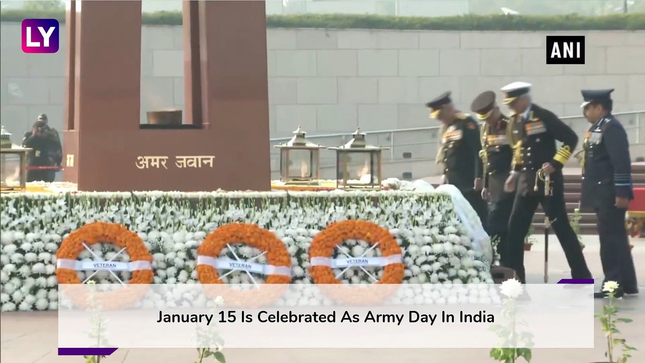 Army Day: CDS General Bipin Rawat, Chiefs Of Armed Forces Pay Tribute At The National War Memorial