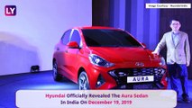 2020 Hyundai Aura Sedan: Launch Date, India Price, Features & Specifications