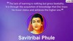 Savitribai Phule Quotes: Remembering Social Reformer With Some Of Her Thoughtful Sayings