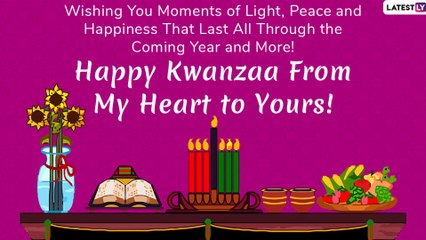 Download Video: Happy Kwanzaa 2019 Messages: Images, Quotes & Greetings To Send On This Festive Occasion