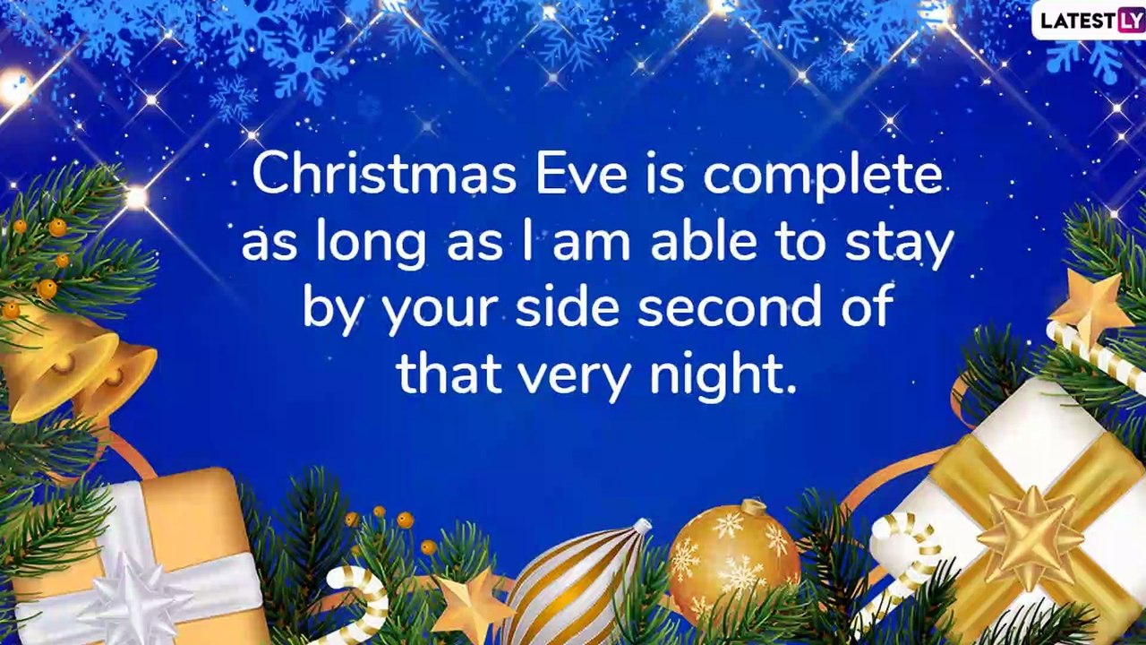 Merry Christmas Eve 2019 Wishes: Messages, Gree...