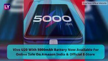 Vivo U20 With 5000mAh Battery Now Available For Online Sale On Amazon India & Official E-Store; Prices, Features, Variants & Specifications