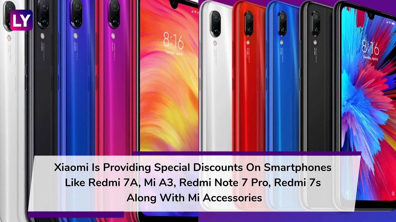 Xiaomi Black Friday 2019 Sale: Discounts Up To Rs 12,000 on Redmi 7A, Redmi Note 7 Pro, Mi A3, Mi Headphones, Mi TV & Mobile Accessories