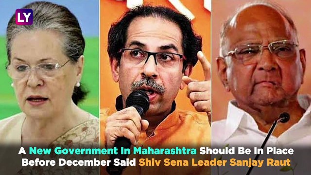 ‘We Will Form The Government In Maharashtra Before December 01: Sanjay Raut, Shiv Sena Leader