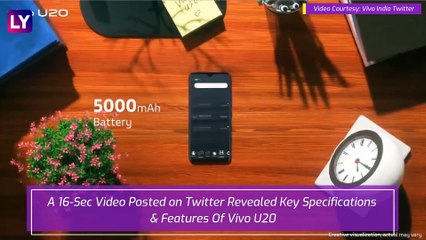 Vivo U20 Launching In India On November 22; Key Specifications & Features Revealed On Amazon