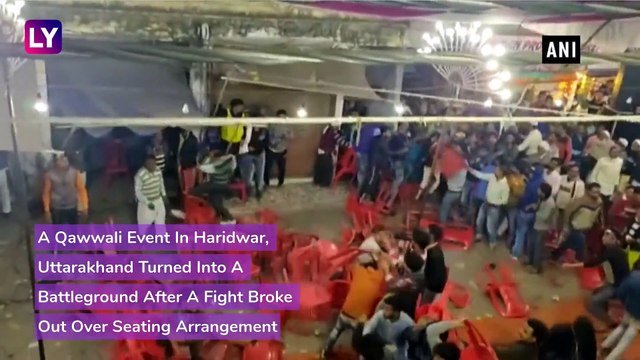 Haridwar: People Hurl Chairs Over Seating Arrangement During Qawwali Event