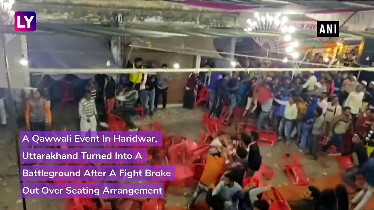 Haridwar: People Hurl Chairs Over Seating Arrangement During Qawwali Event