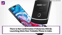 Moto Razr 2019 Foldable Smartphone From Lenovo Launched; Check Price, Sale Date, Features, Variants & Specifications