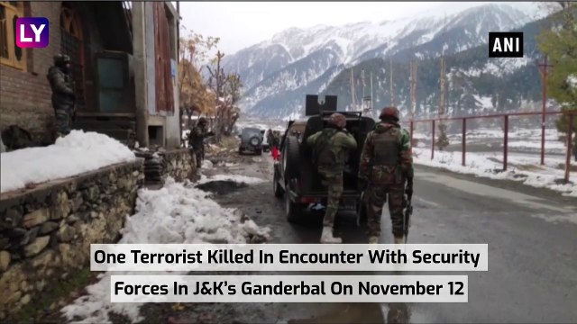 Jammu & Kashmir: One Terrorist Killed In Encounter With Security Forces In Ganderbal