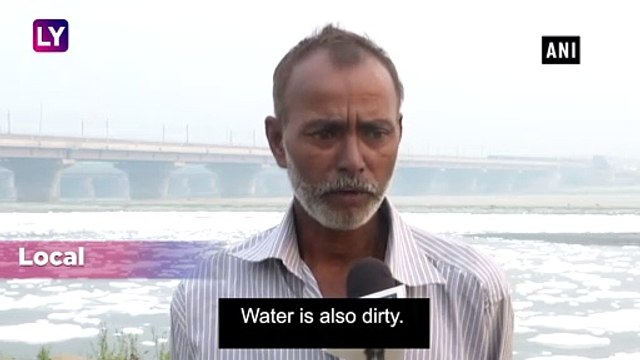 Alarming! Toxic Foam Pollutes Indias Holy River Yamuna