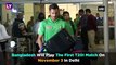 Bangladesh Cricket Team Arrives In Delhi For The First T20I To Be Played Against India