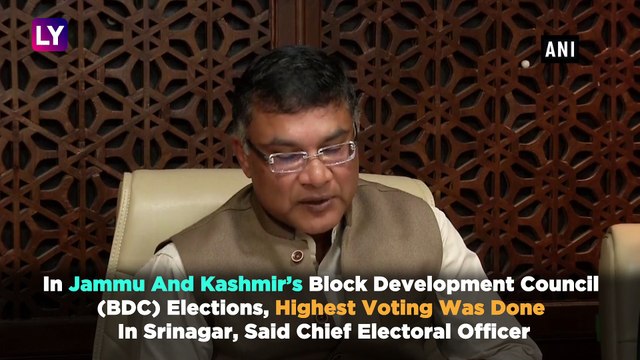 100% Polling In Srinagar For Block Development Council Elections In J&K: Chief Electoral Officer