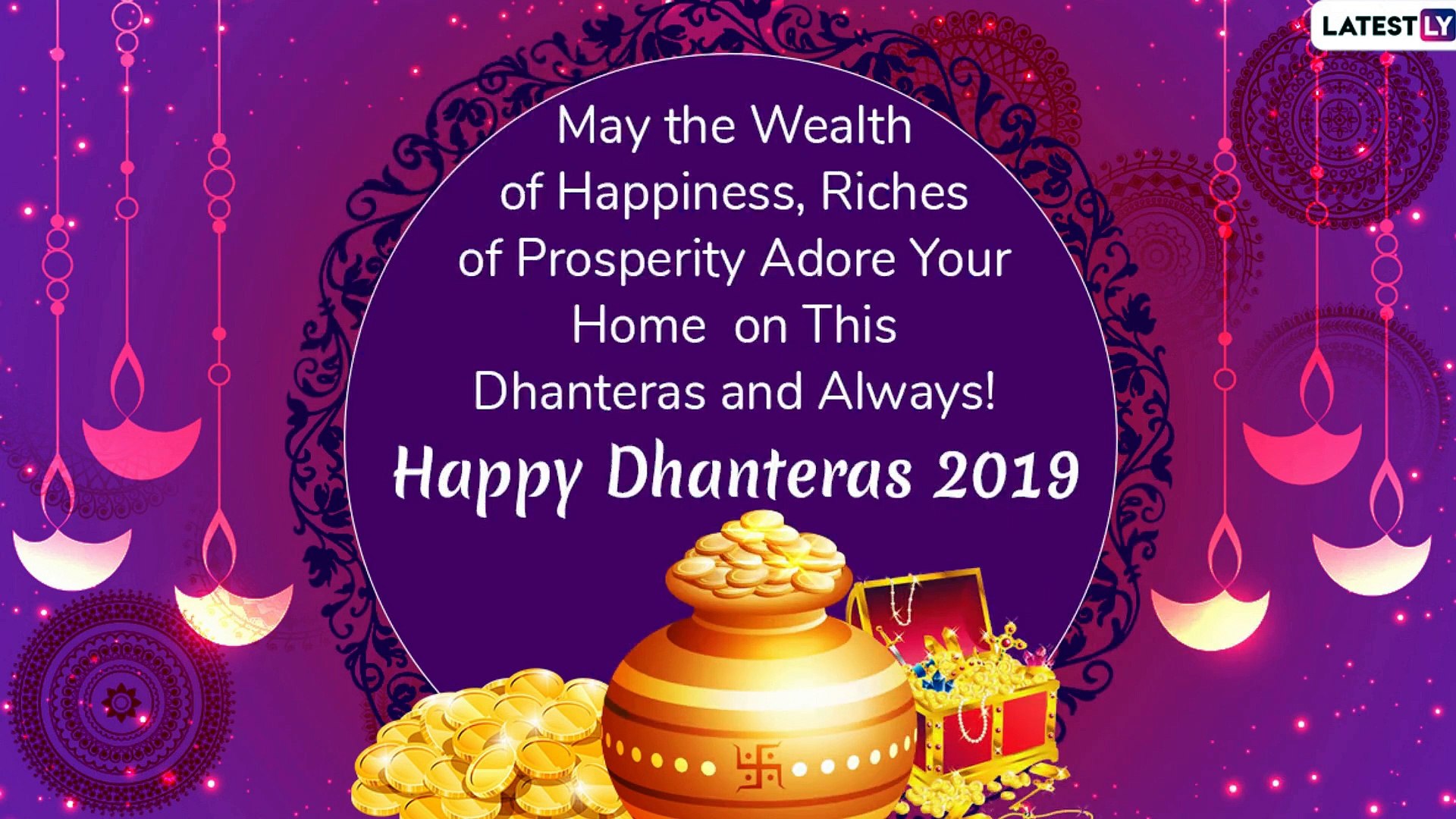 Happy Dhanteras 2019 Images & Diwali Wishes in Advance: WhatsApp Messages,  SMS, Quotes & Greetings - video Dailymotion