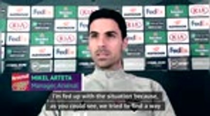 Arteta ‘fed up’ with Saliba situation