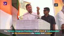 Rahul Gandhi Calls Narendra Modi Loudspeaker Of Adani, Ambani, Ahead Of Haryana Assembly Polls