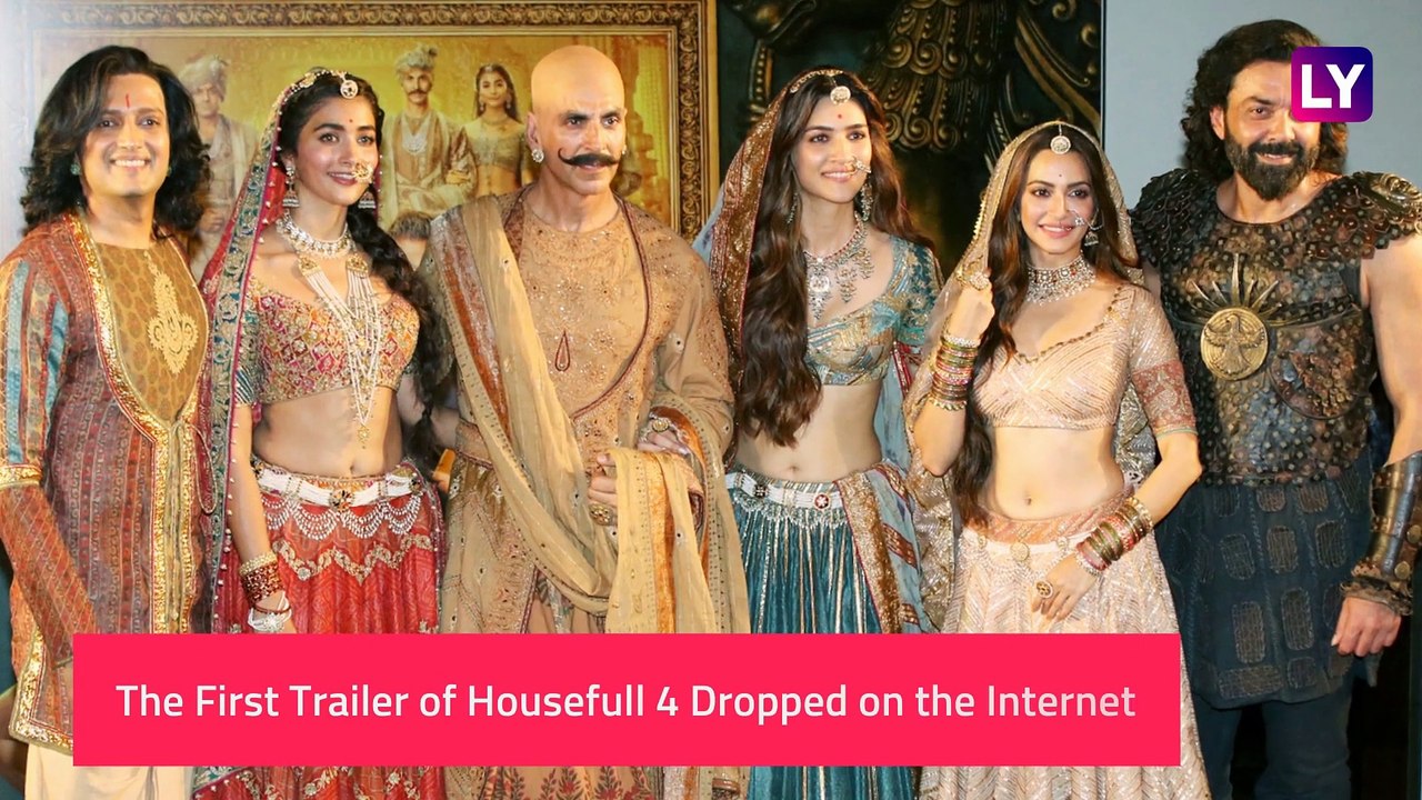 Housefull 4 Trailer: Akshay Kumar, Riteish Deshmukh, Kriti Sanon Take Us Back in Time For Comedy - video Dailymotion