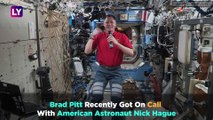 Brad Pitt Asks NASA Astronaut Nick Hague About ISROs Chandrayaan-2 Moon Mission's Vikram Lander
