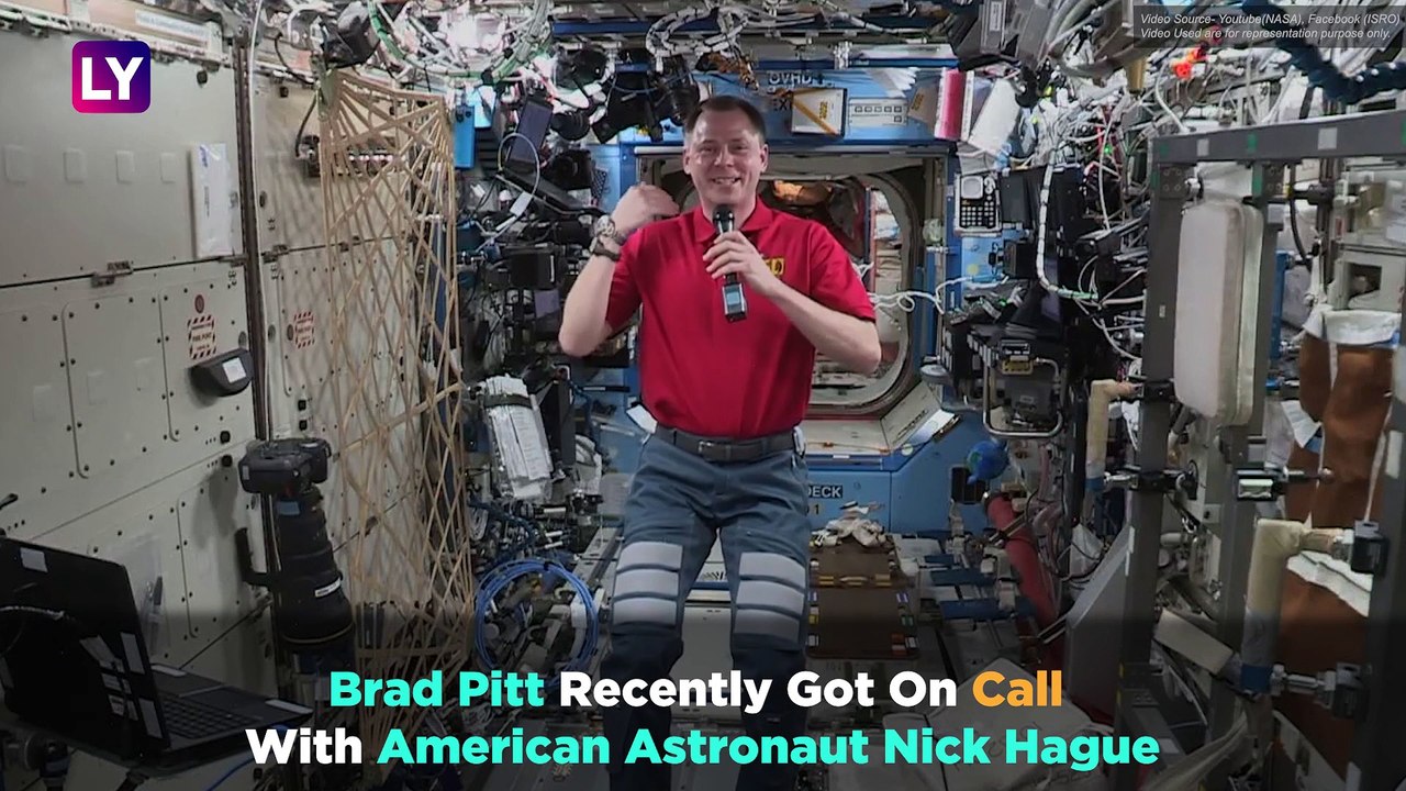 Brad Pitt Asks NASA Astronaut Nick Hague About...