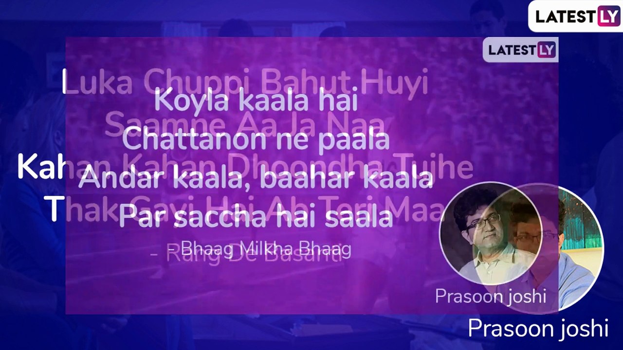Prasoon Joshi Birthday: Best Song Lyrics By The...