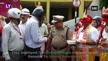 Rajkot Cops Dress Up As Lord Ganesh To Spread Awareness About Traffic Rules
