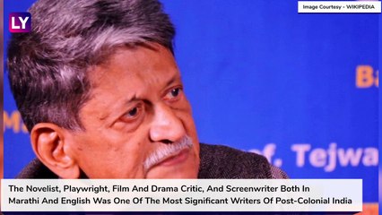 Kiran Nagarkar, Renowned Author And Playwright, Dies At 77 In Mumbai