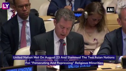 UN Meeting: US, UK & Canada Slam Pakistan, China For Minority Discrimination