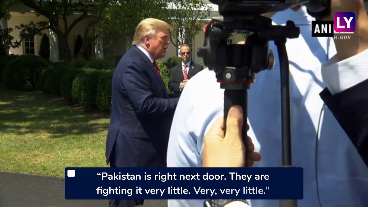 President Donald Trump: India Not Fighting Terror In Afghanistan, We Are
