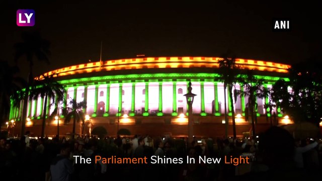 PM Narendra Modi Inaugurates Dynamic Facade Lighting, Parliament Shines In New Light