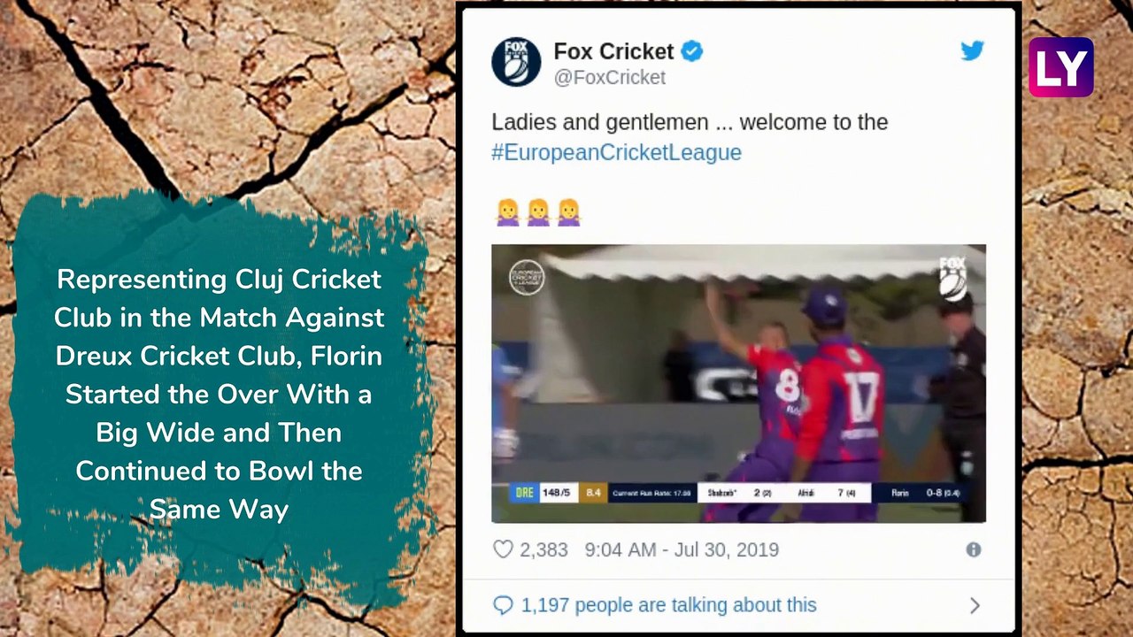 Pavel Florin Is Ruling the Internet With His Hilarious Bowling Action in European T10 Cricket League