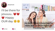 Friendship Day 2019: Alia Bhatt, Kartik Aaryan, Ananya Panday, Tiger Shroff & Others Share Wishes
