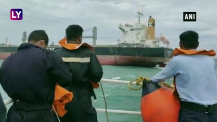 Indian Coast Guard Carries Out Medical Evacuation of Captain of Bulk Carrier As His Health Worsens