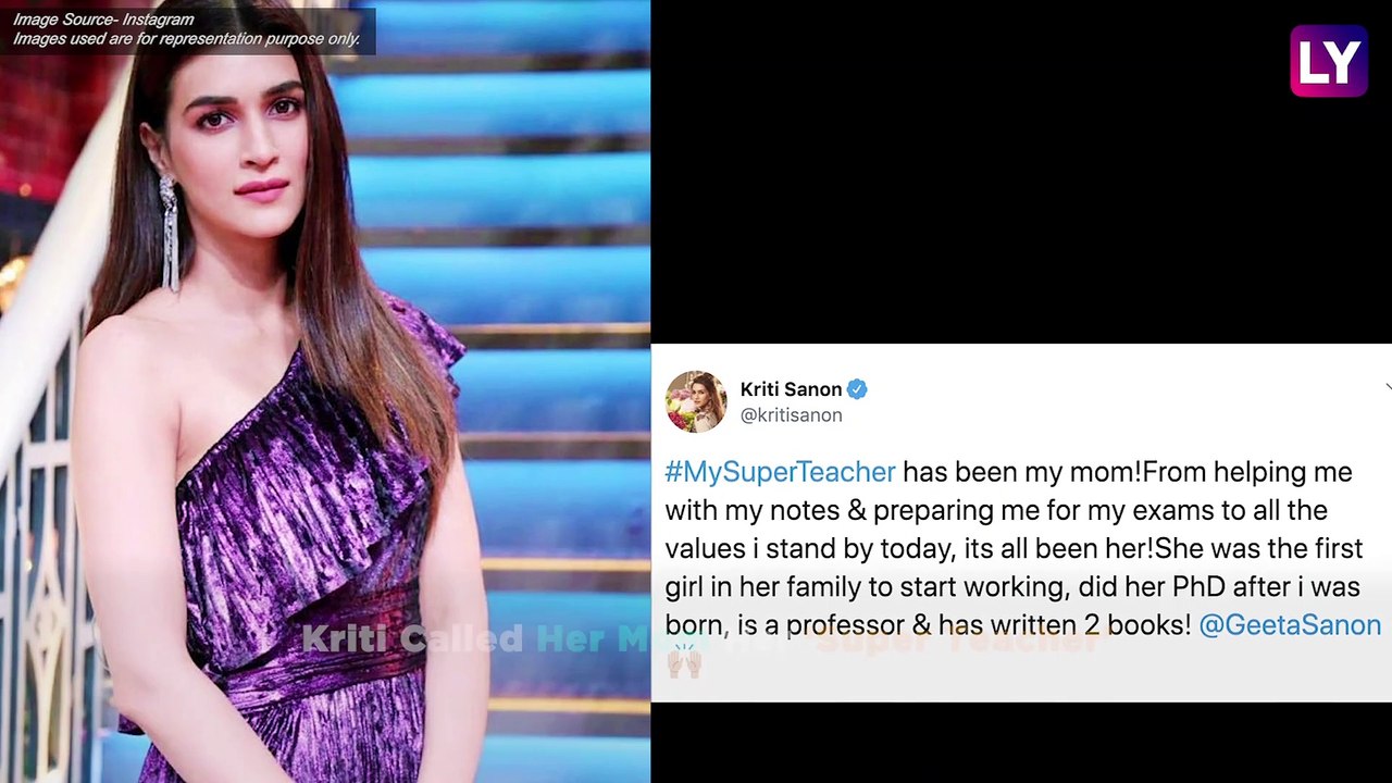 Kriti Sanon Joins Hrithik Roshans #MySuperTeacher, Calls Her Mother Her ‘Super Teacher