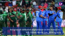 Bangladesh Vs Afghanistan Stat Highlights ICC CWC 2019: BAN Registers 62 Runs Win Over AFG