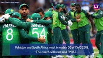 Pakistan vs South Africa, ICC Cricket World Cup 2019 Match 30 Video Preview