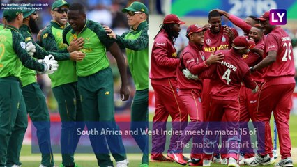 South Africa vs West Indies, ICC Cricket World Cup 2019 Match 15 Video Preview